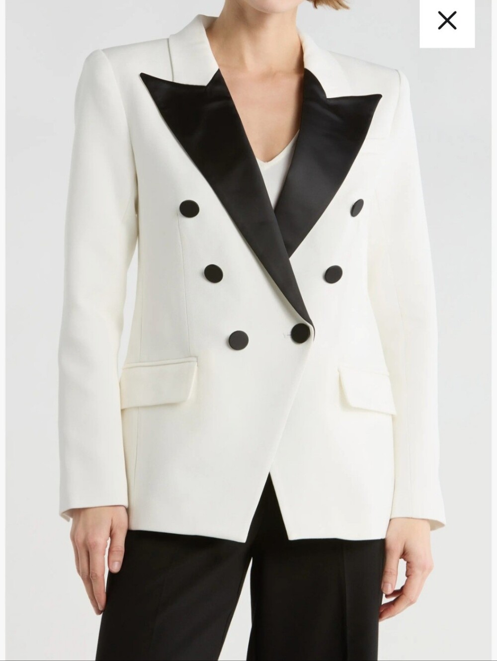 L'AGENCE Kendi Long Double Breasted Blazer Size 6